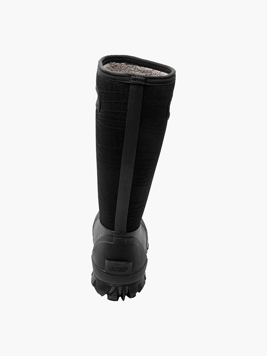 Bogs Women's Whiteout Cracks - Black