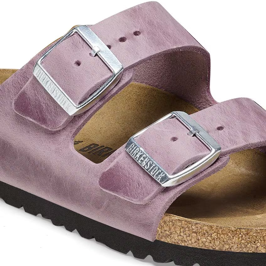 Birkenstock Women's Arizona Sandals - Oiled Leather Lavender