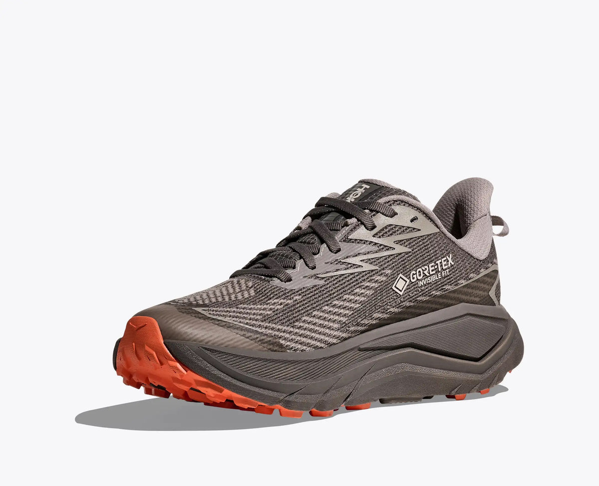 HOKA Women's Challenger 8 GTX Shoes - Cement/Gravel