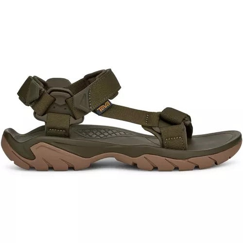Teva Men's Terra Fi 5 Universal Hiking Sandal - Dark Olive/Honey Brown