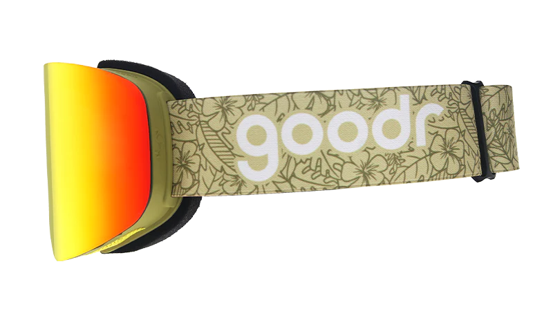 Goodr Snow G Ski & Snowboard Goggles - Here for the Hot Toddies