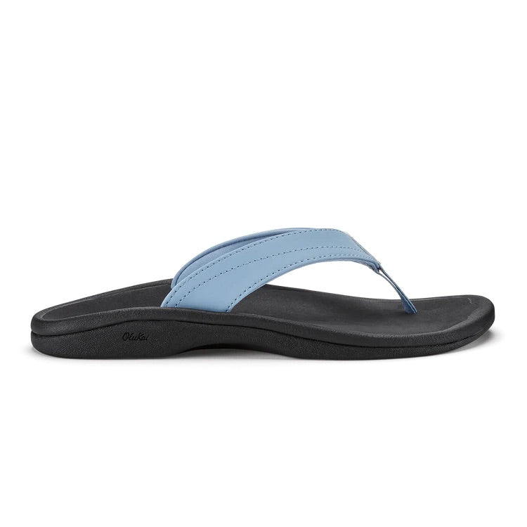 Olukai Women's Ohana Sandal - Ocean Fog/Black