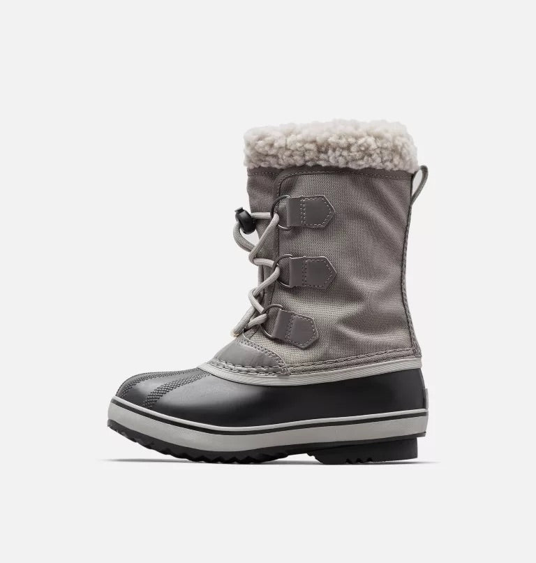 Sorel Kids YOOT PAC™ Nylon Boot Waterproof Winter Boots - Quarry/Dove