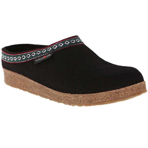 Haflinger GZ Slipper - Black