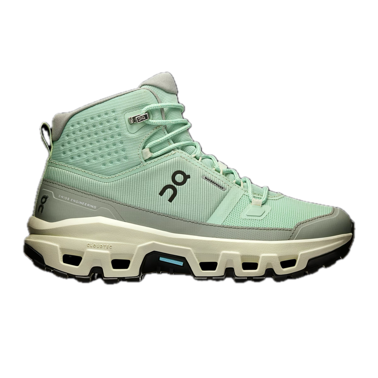 On Cloud Women's Cloudrock Mid Waterproof - Mineral/Aloe