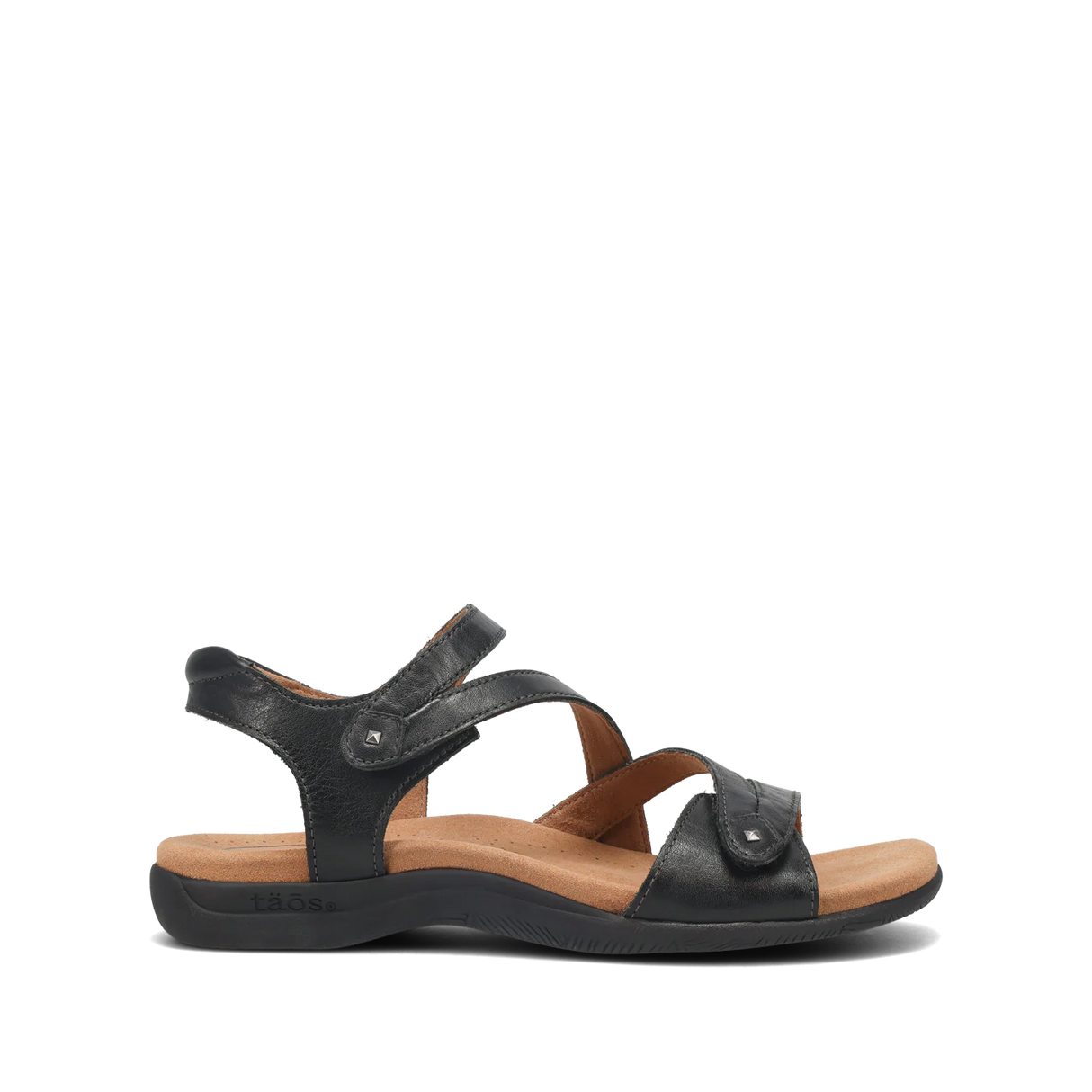 Taos Women's Big Time Leather Sandals - Black