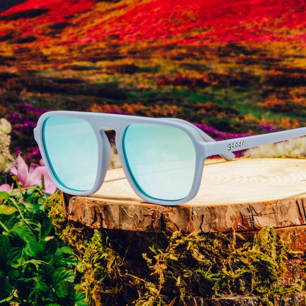 Goodr Retro G Sunglasses - Roller Rink Royalty