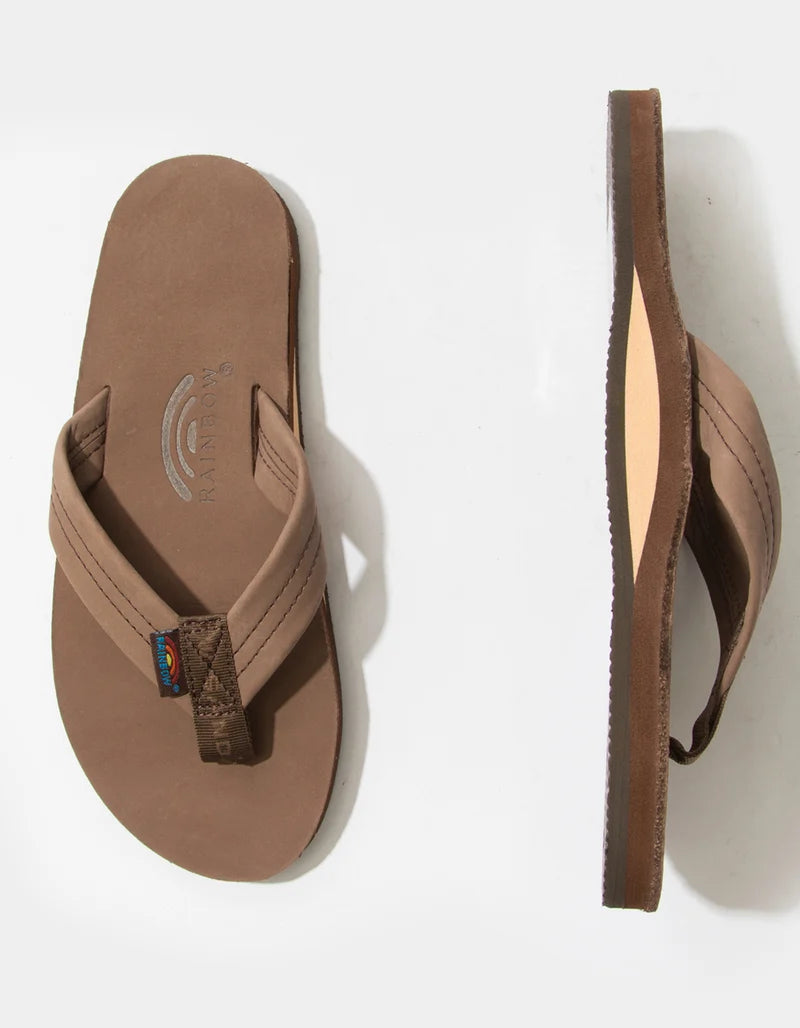 Rainbow Men' Sandal - Premier Leather/Dark Brown