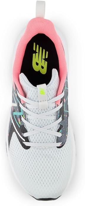 New Balance Kids Rave Run v2 Shoes - Gray/Pink