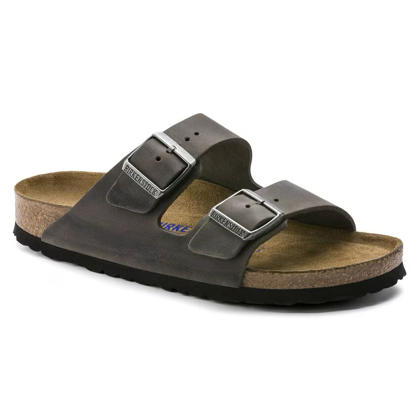 Birkenstock Arizona Soft Footbed Oiled Leather - Iron