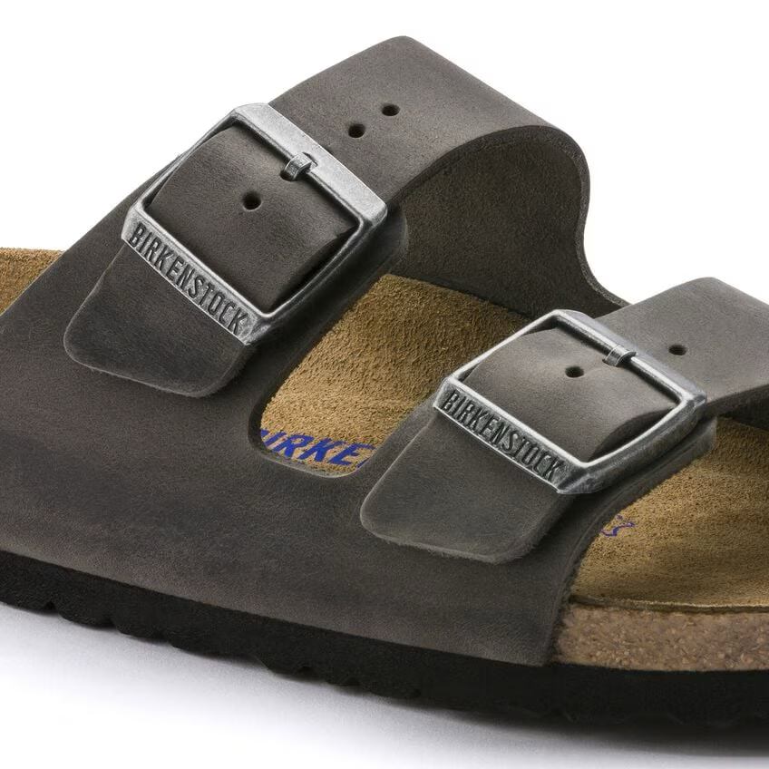 Birkenstock Arizona Soft Footbed Oiled Leather - Iron
