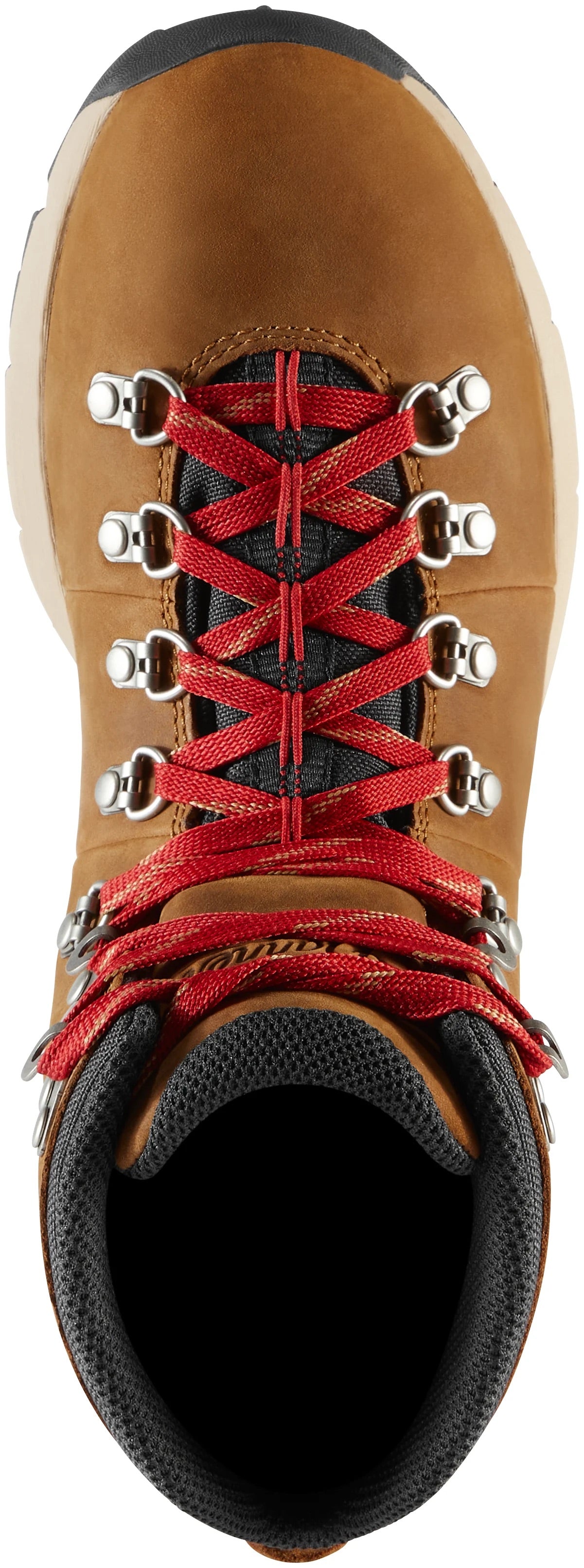 Danner Women's Mountain 600 Leaf Mid GTX Hiking Boot - Grizzly Brown/Rhodo Red
