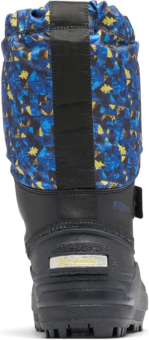 Columbia Toddler Powderbug Forty Print - Black Laser/Lemon