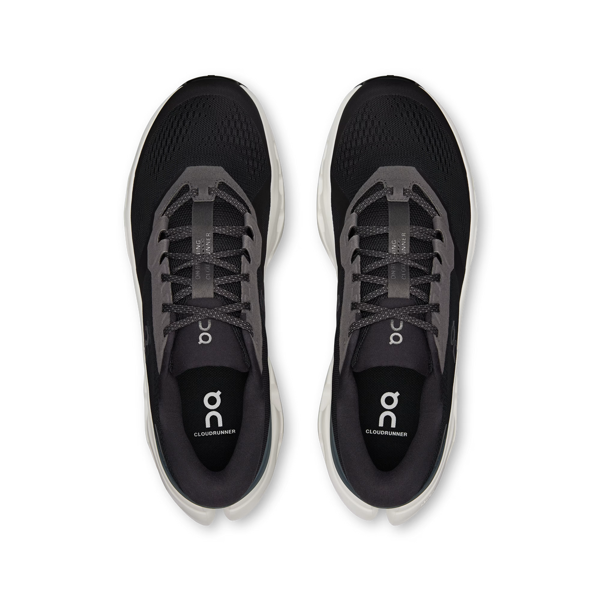 On Cloud Men's Cloudrunner 3 Running Shoes - Black / Ivory