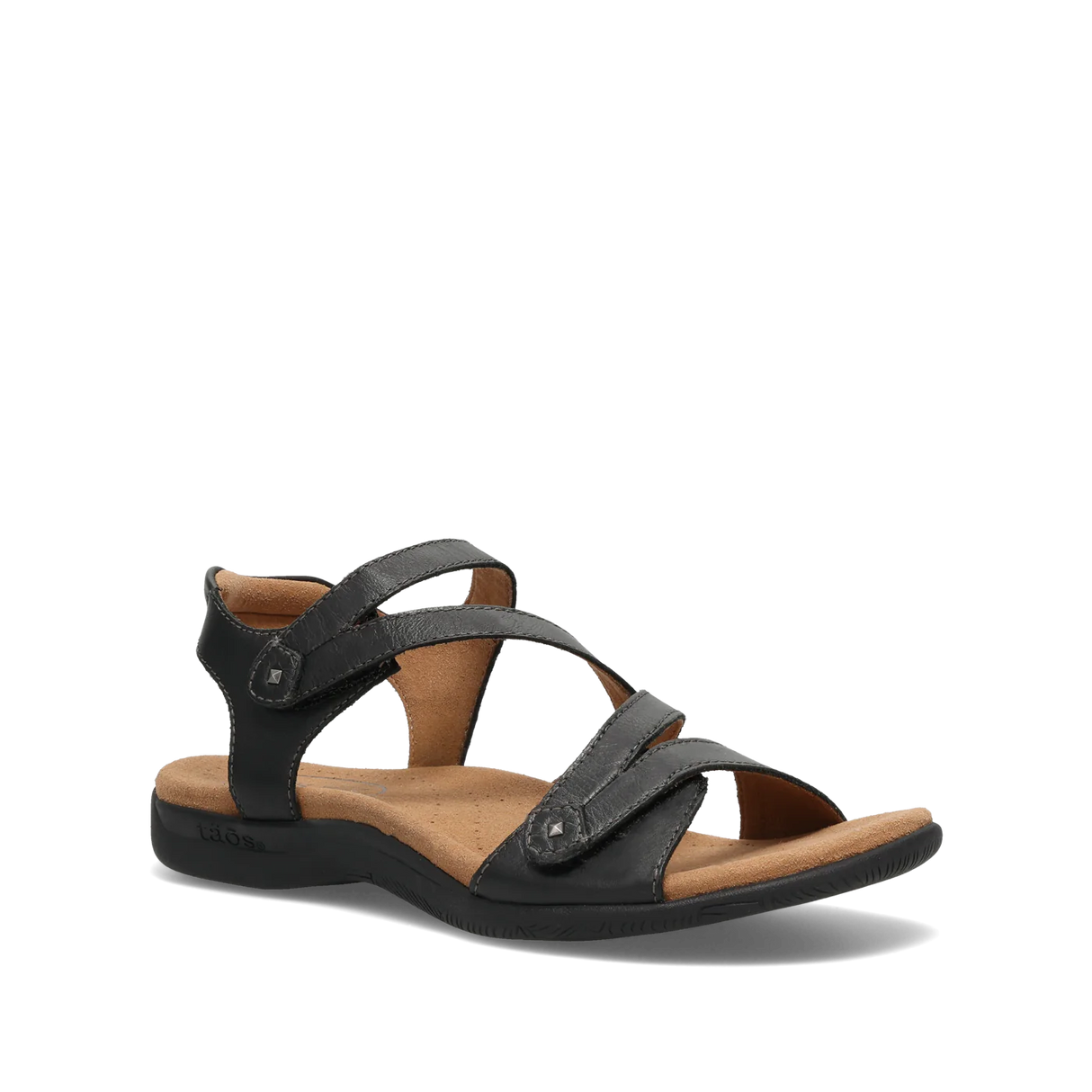 Taos Women's Big Time Leather Sandals - Black