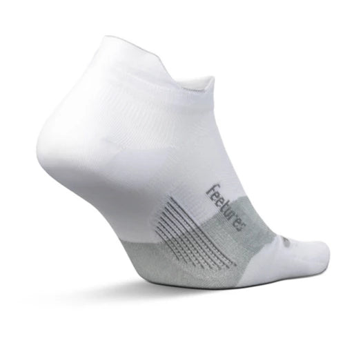 Feetures Unisex Elite Lt NST Ultra Light Socks - White