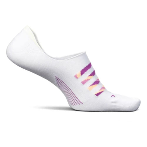 Feetures Women's Everyday Ultra Light Socks - Palms White