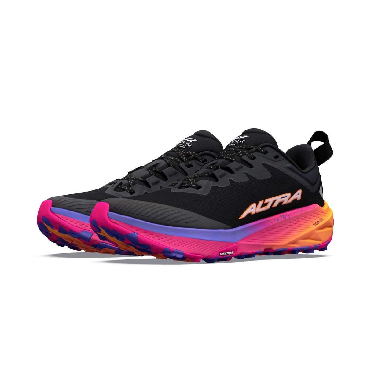 Altra Women's Experience Wild 3 Trail Running Shoes - Black/White/Pink Glow