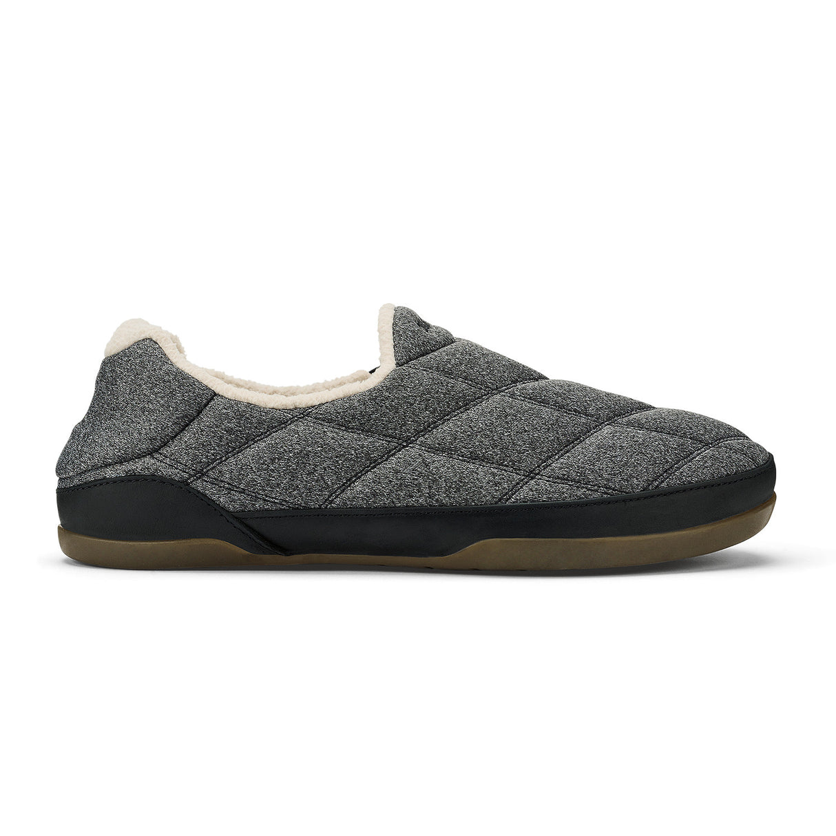 Olukai Men's PUKU'I Slipper - Dark Shadow/Lava Rock