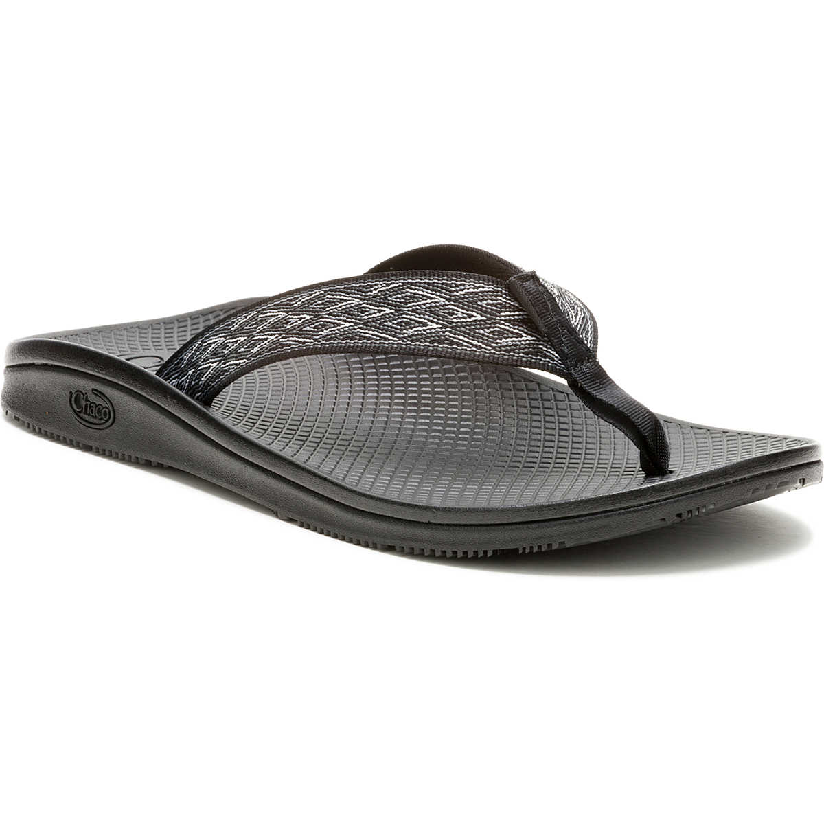 Chaco Men's Classic Flip Fops - Summit Black/White
