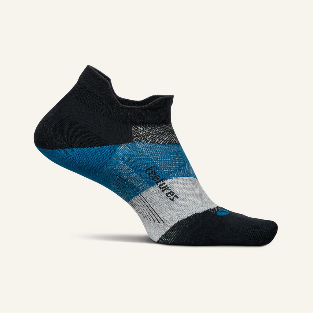 Feetures Men's Elite Ultra Light Tab - Black Sea