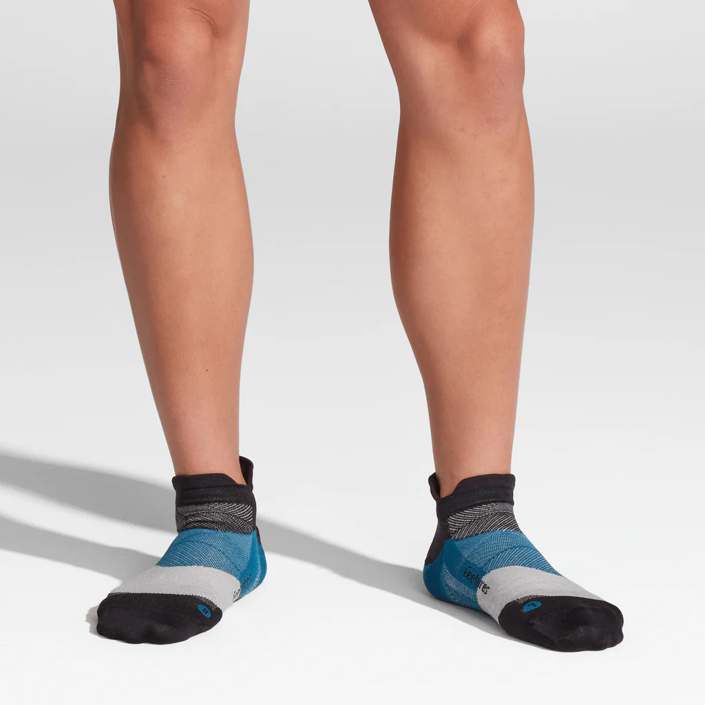 Feetures Men's Elite Ultra Light Tab - Black Sea