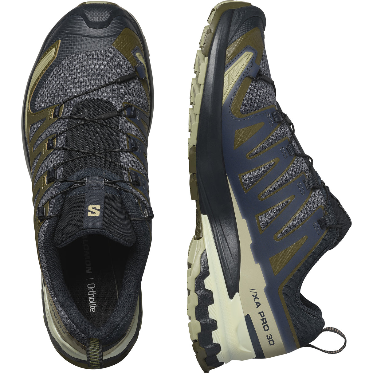 Salomon Men's XA Pro 3D V9 - India Ink/Olive Night/Aloe Wash