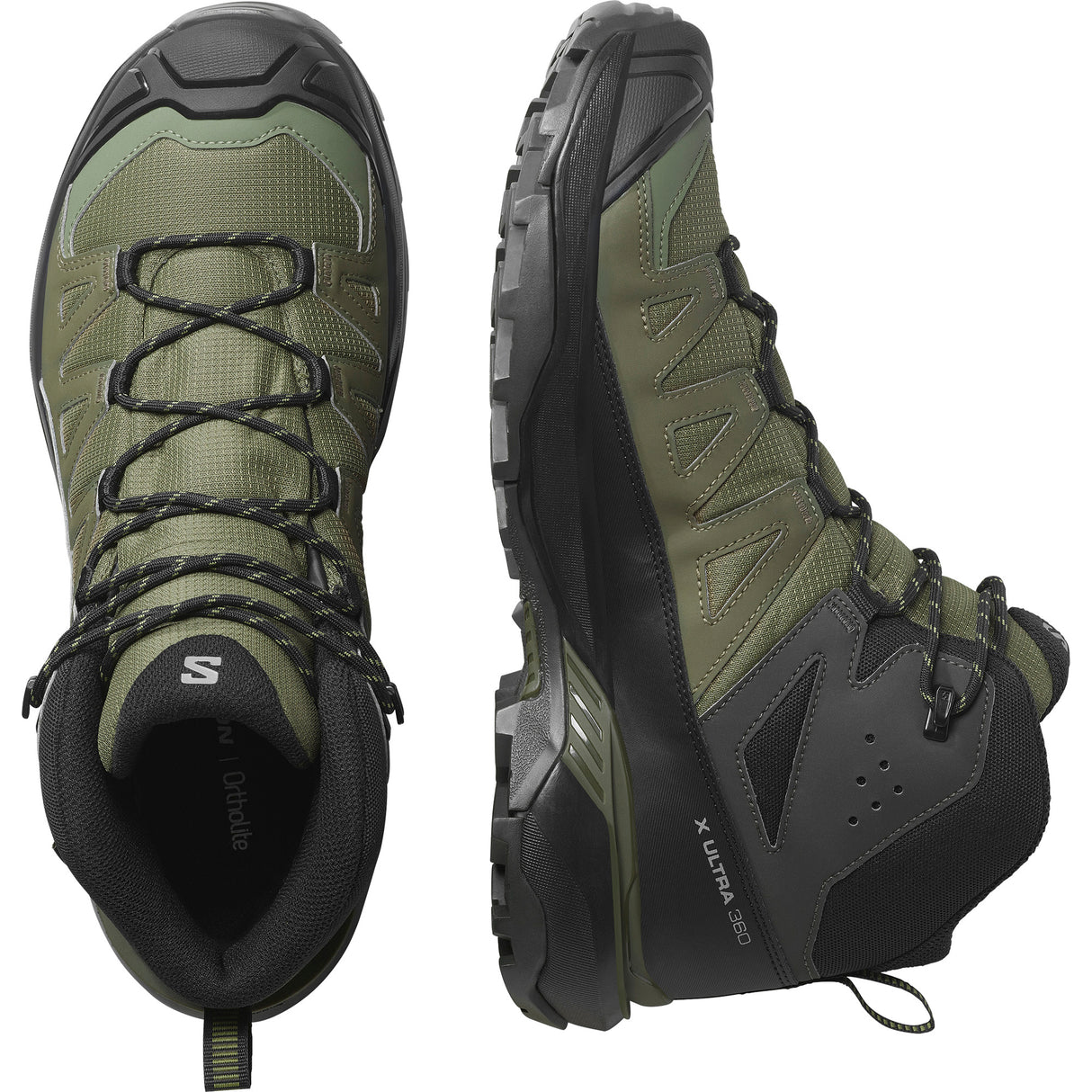 Salomon Men's X Ultra 360 Mid GTX - Olive Night/Black/Peat