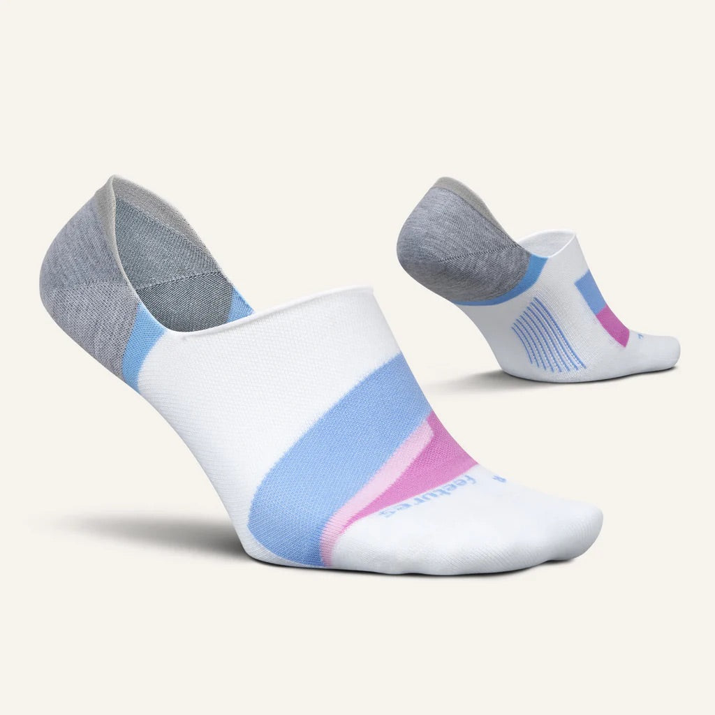 Feetures Women's Everyday Women's Ultra Light Invisible Socks - Boardwalk Violet