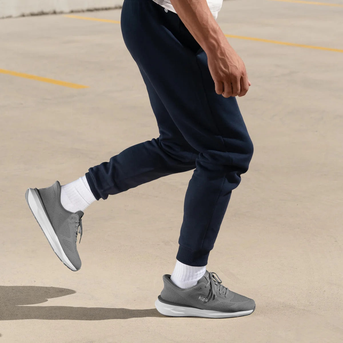 Kizik Men's Hand's Free Athens 2 Knit - Smoked Pearl