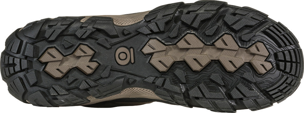 Oboz Men's Sawtooth X Low B-Dry Waterproof Hiking Shoes - Canteen