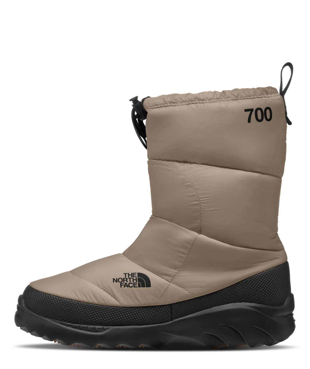 The North Face Nuptsie Traction Bootie - Mushroom Grey/TNF Black