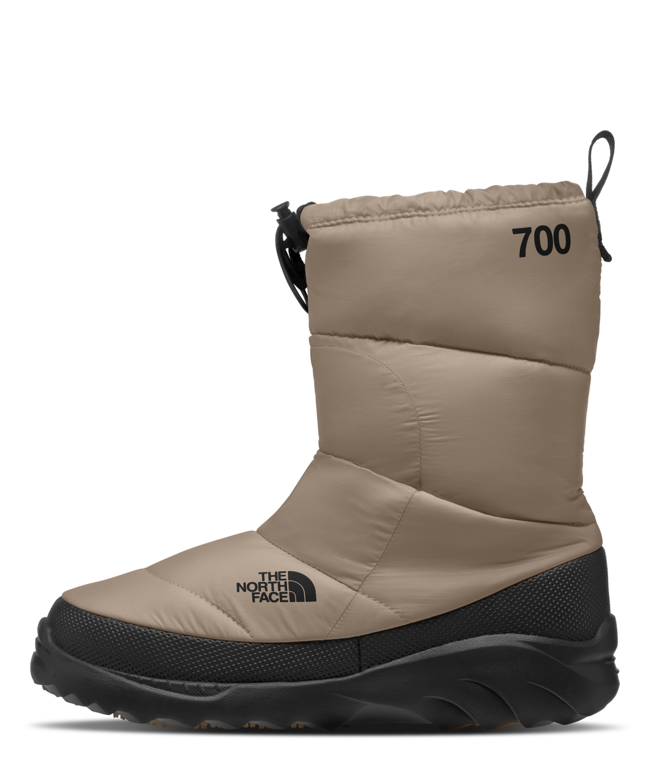 The North Face Nuptsie Traction Bootie - Mushroom Grey/TNF Black