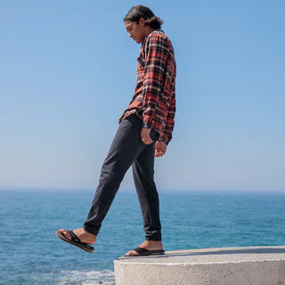 Reef Men's Fanning Sandals - Black/Silver