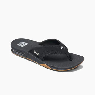 Reef Men's Fanning Sandals - Black/Silver