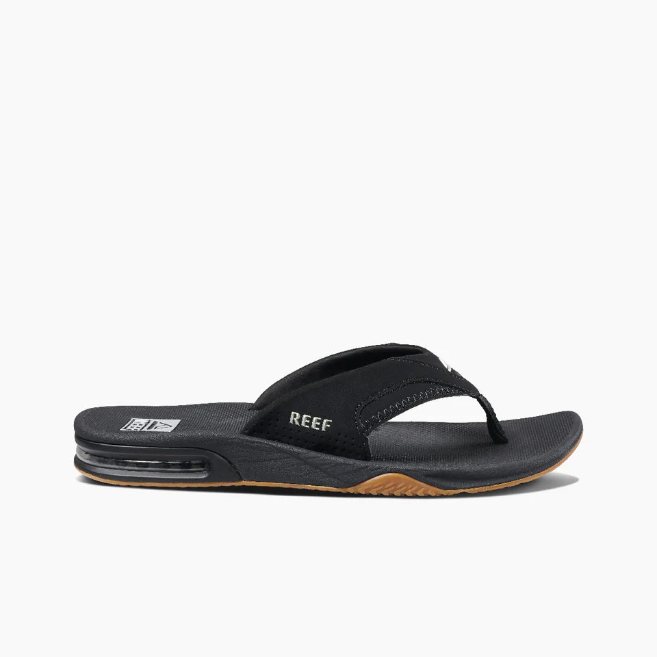 Reef Men's Fanning Sandals - Black/Silver