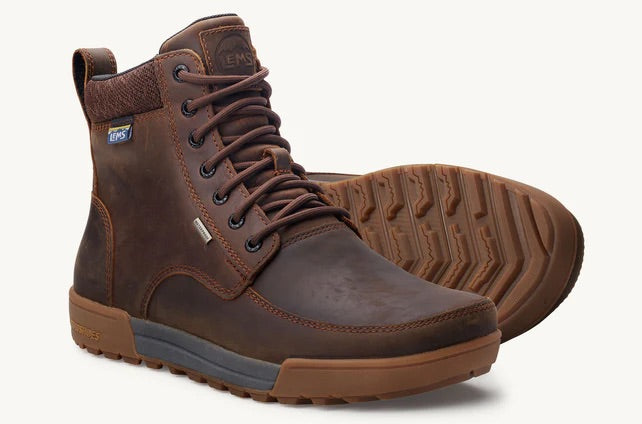 Lems Men's Boulder Summit Waterproof - Rugged Bark