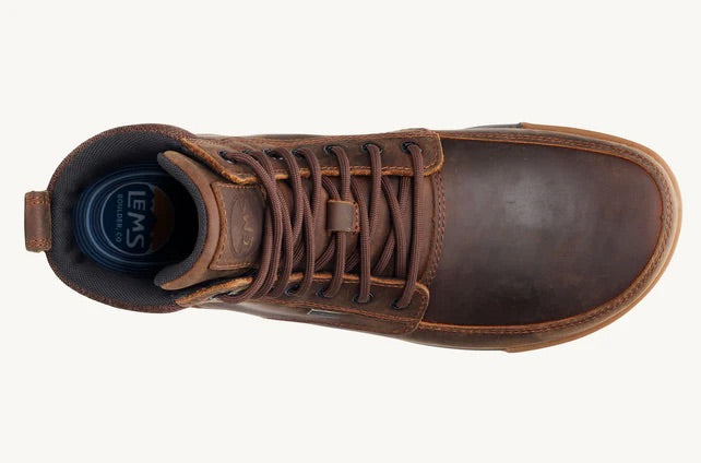 Lems Men's Boulder Summit Waterproof - Rugged Bark