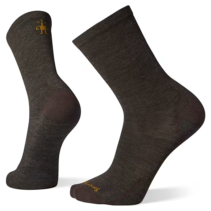 Smartwool Unisex Everyday Zero Cushion Crew Socks - Chestnut