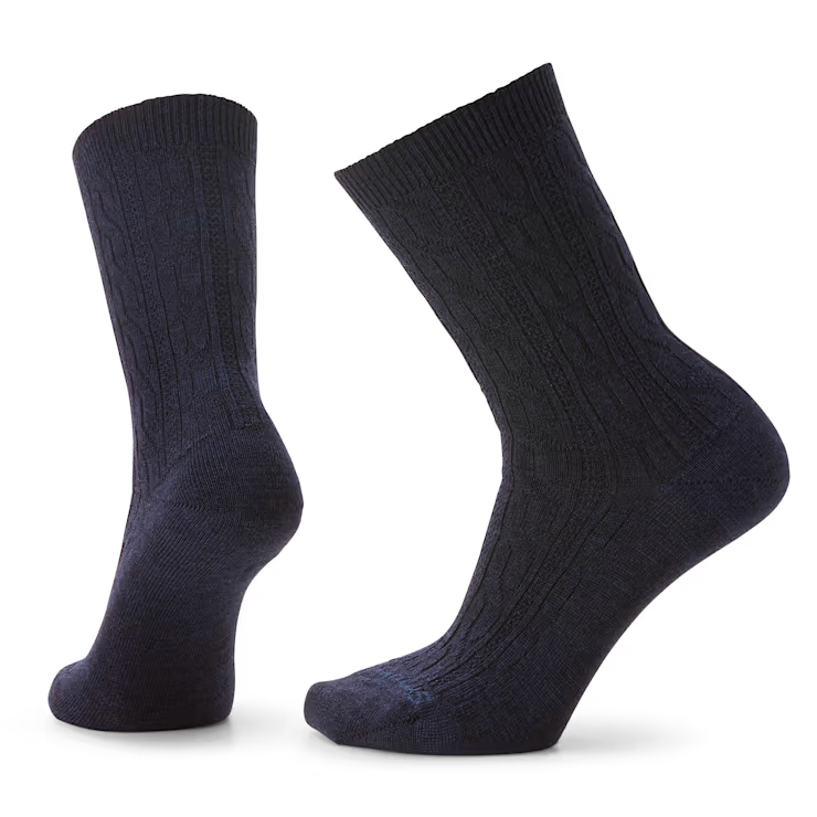 Smartwool Unisex Everyday Zero Cushion Crew Socks - Deep Navy Heather