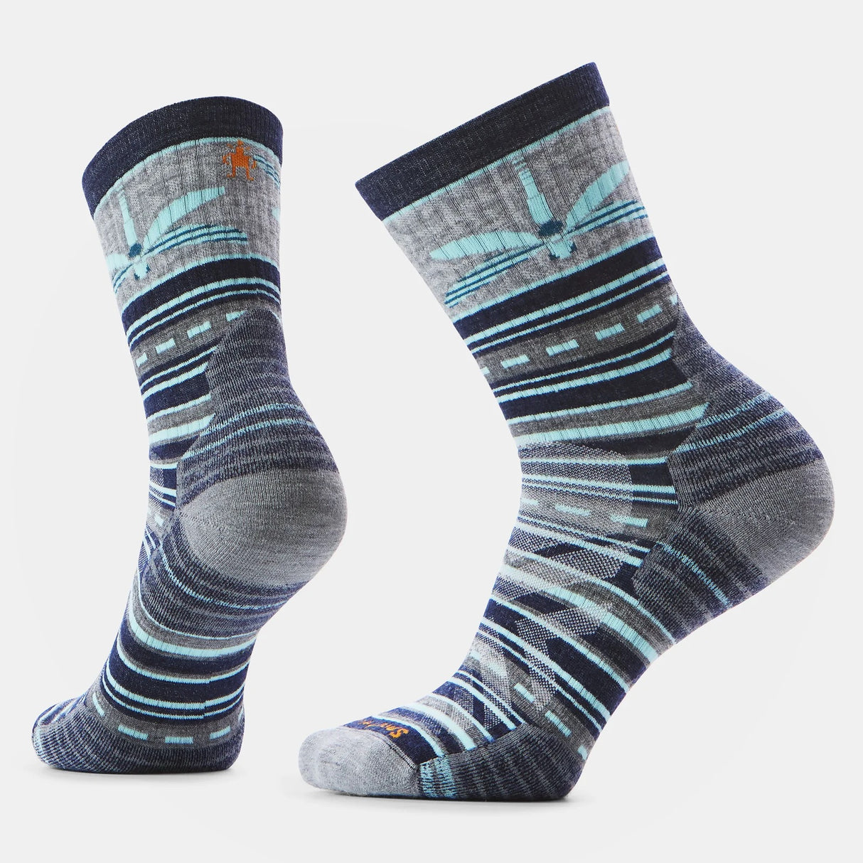 Smartwool Women's Hike Dragon Stitch Mid Crew Socks - Deep Navy