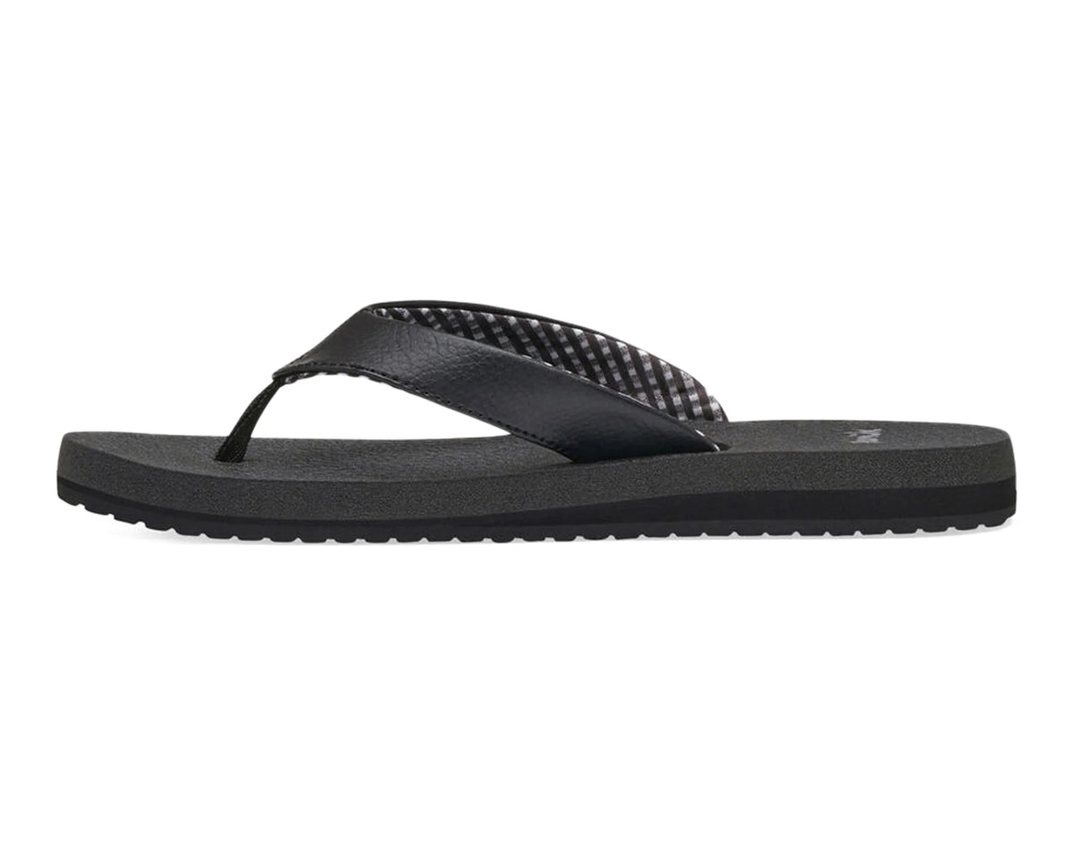 Sanuk Women's Yoga Mat Sandal - Black
