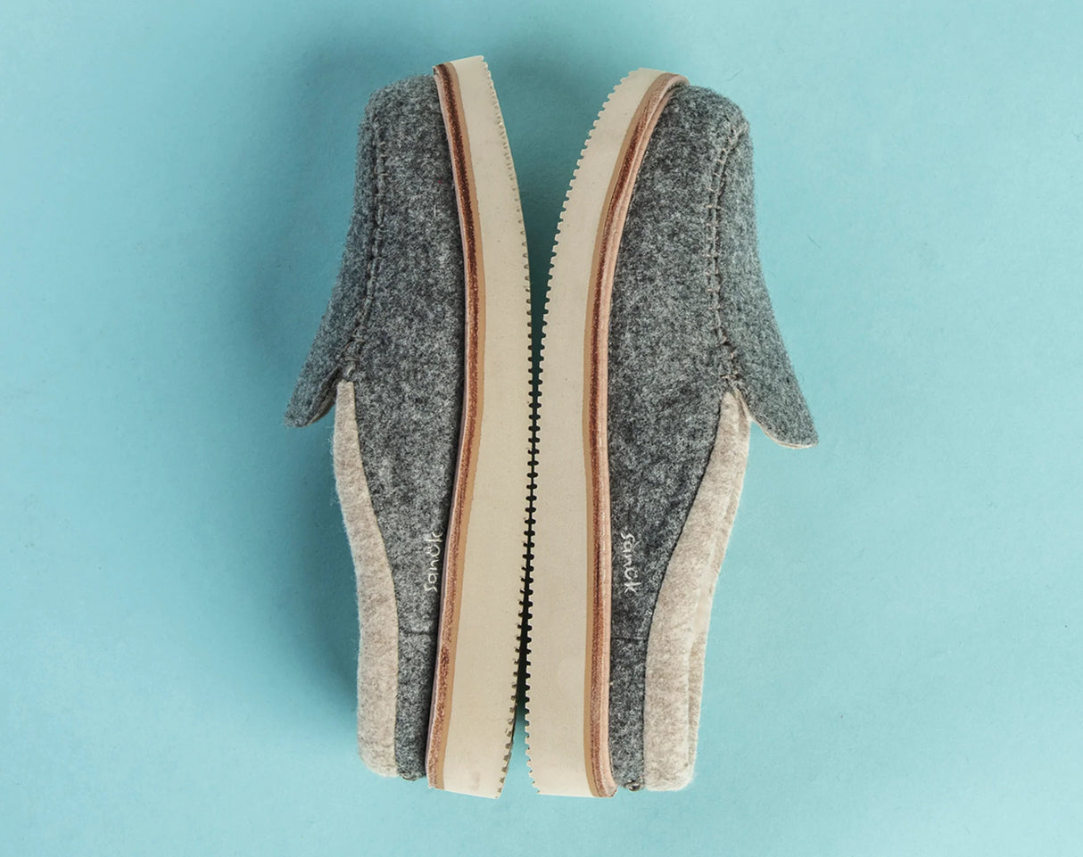 Sanuk Women's Cozy Vibe Slipper Wool - Charcoal