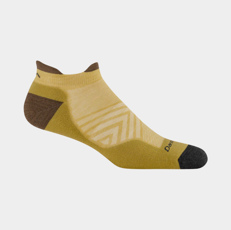 Darn Tough Men's Run No Show Tab Cushioned Ultra-Lightweight Running Socks - Sandstone