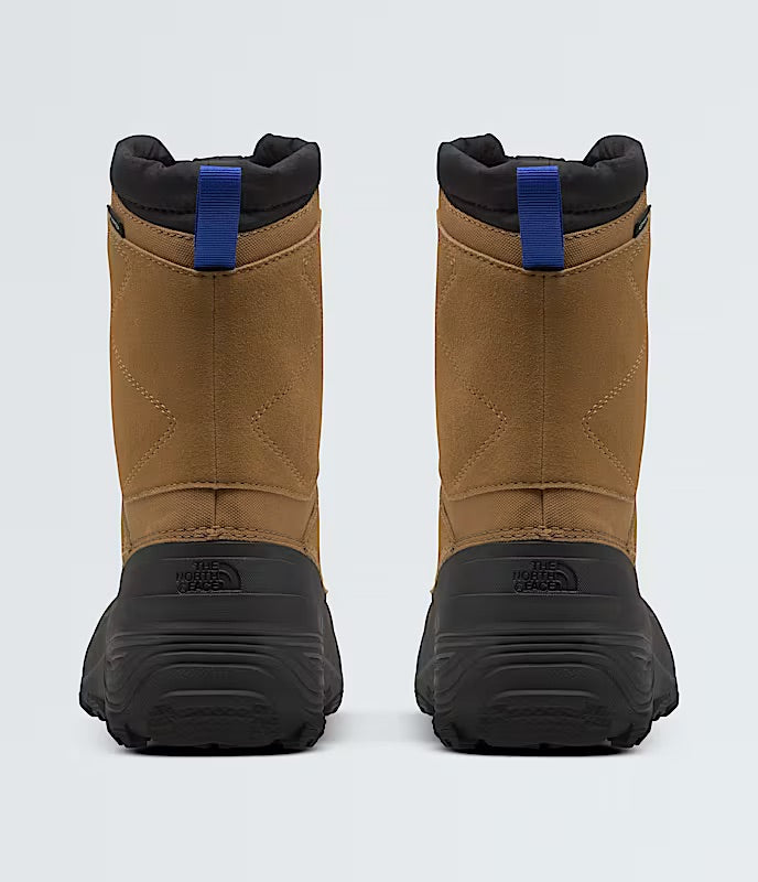 The North Face Youth Alpenglow V Waterproof Boots - Utility Brown/TNF Blue