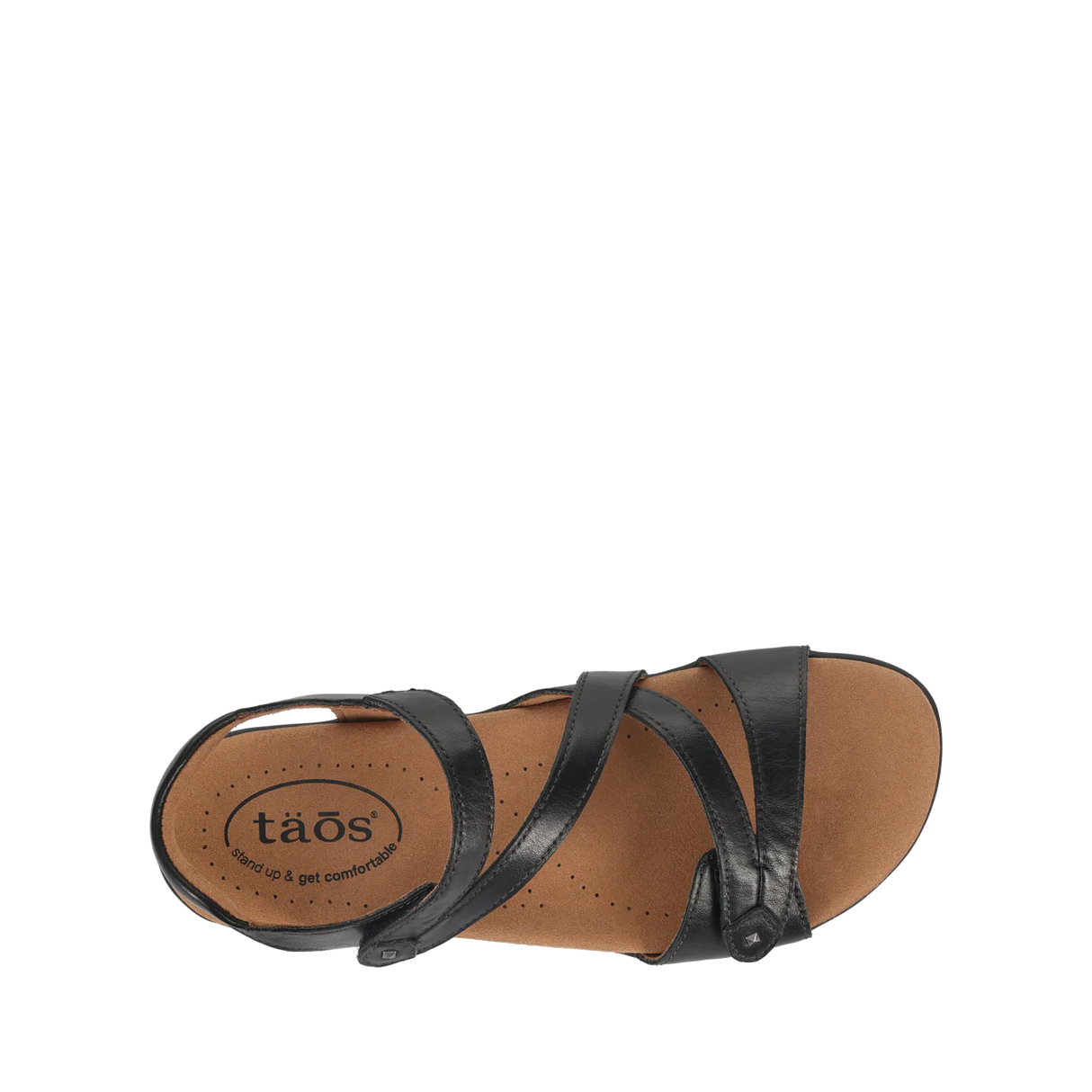 Taos Women's Big Time Leather Sandals - Black