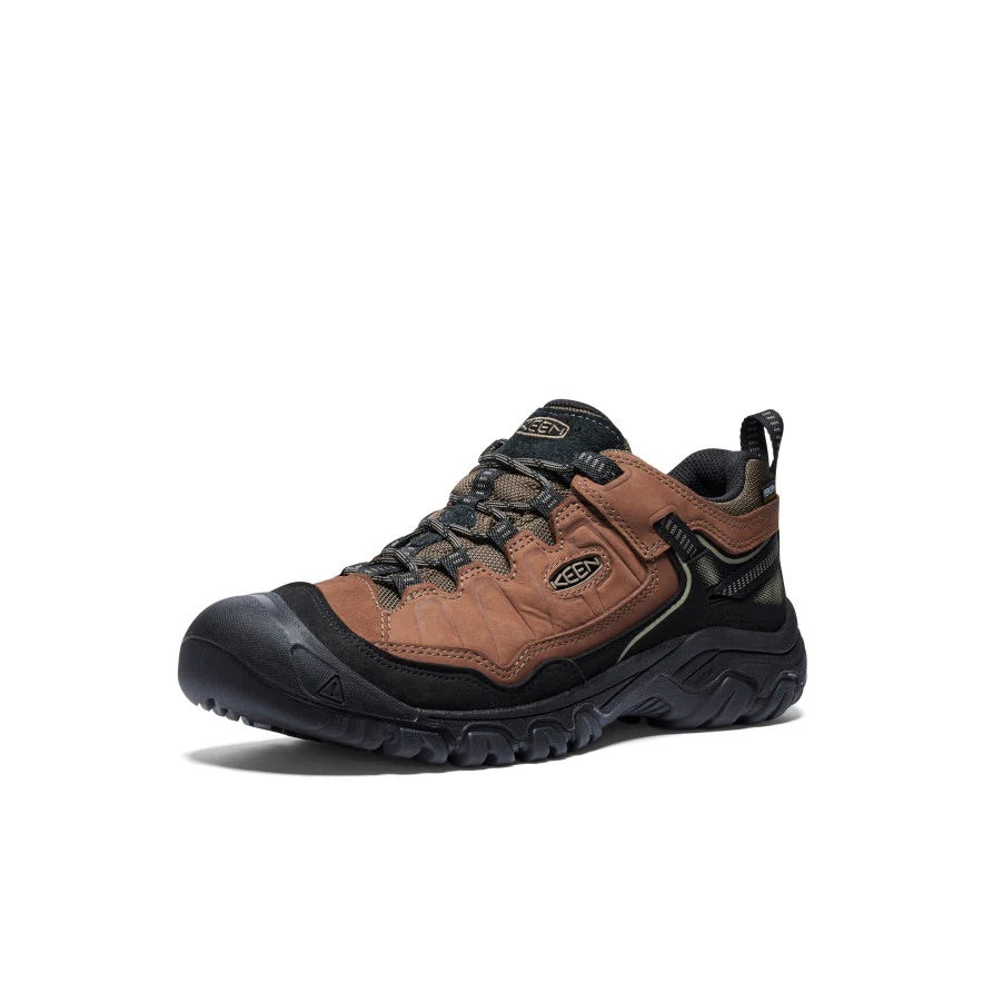Keen Men's Targhee IV Waterproof Hiking Shoes - Bison/Black