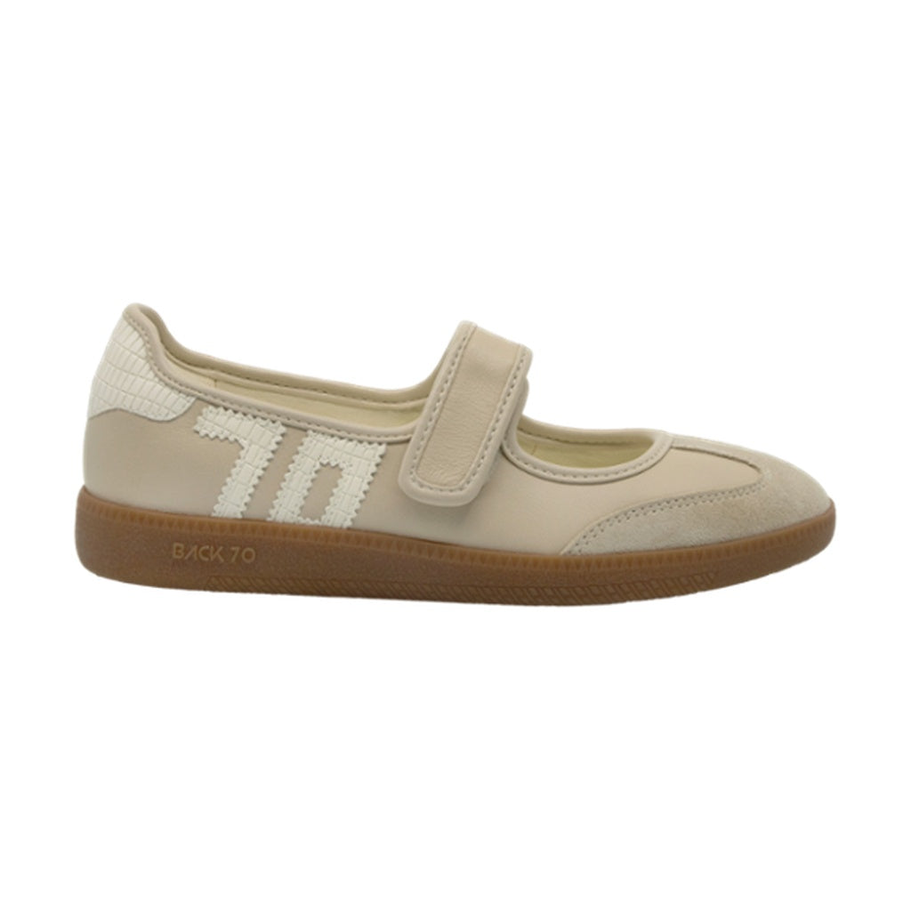 BACK 70 Women's AYA Mary Jane Sneaker - Beige Milk