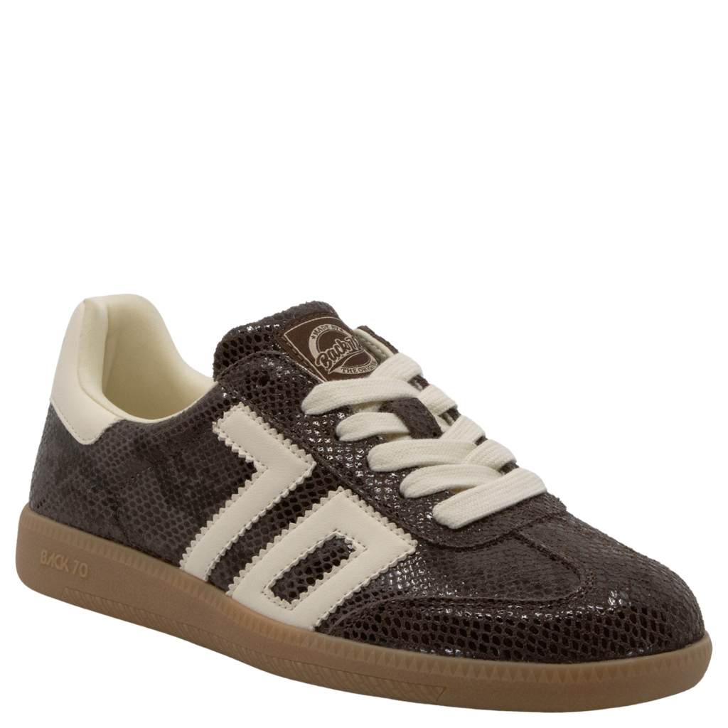 BACK 70 Women's CLOUD W26 Sneaker - Lizard Coffee Butter
