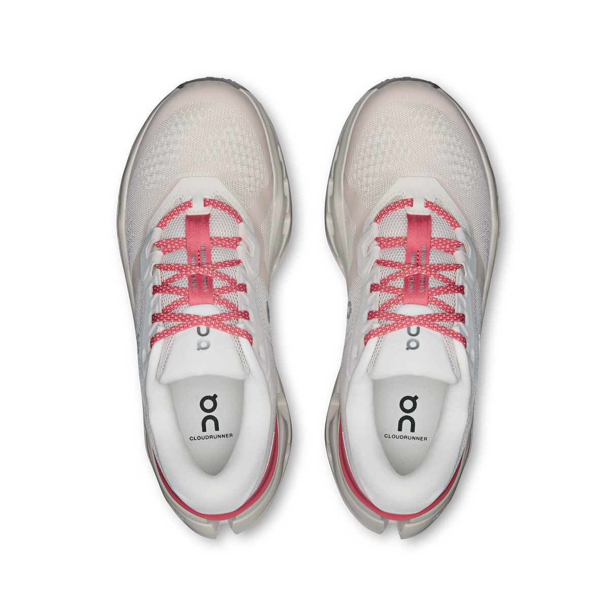 On Cloud Women's Cloudrunner 3 Running Shoes - Oyster | Camellia